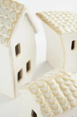 VILLAGE Dekorationshus 3-pack