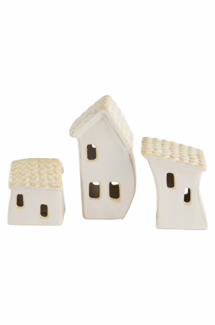 VILLAGE Dekorationshus 3-pack