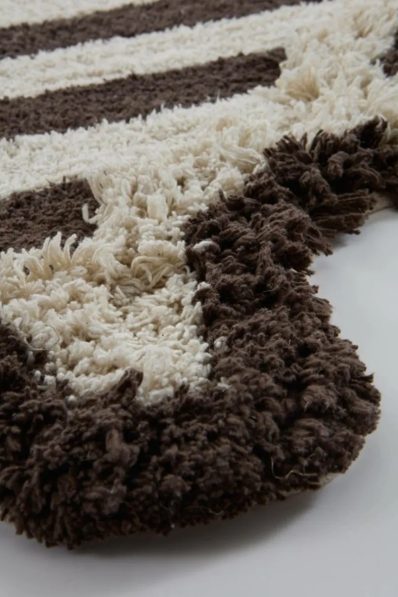 VIOLETA MINI Fyrkantig Bomullsmatta 130x130 Cm