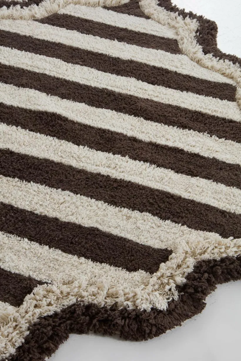 VIOLETA MINI Fyrkantig Bomullsmatta 130x130 Cm