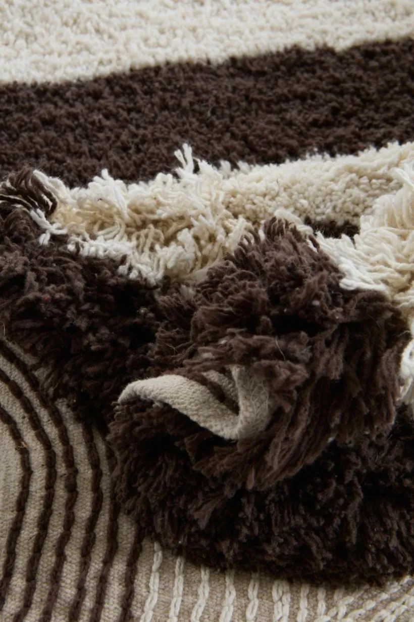 VIOLETA MINI Fyrkantig Bomullsmatta 130x130 Cm