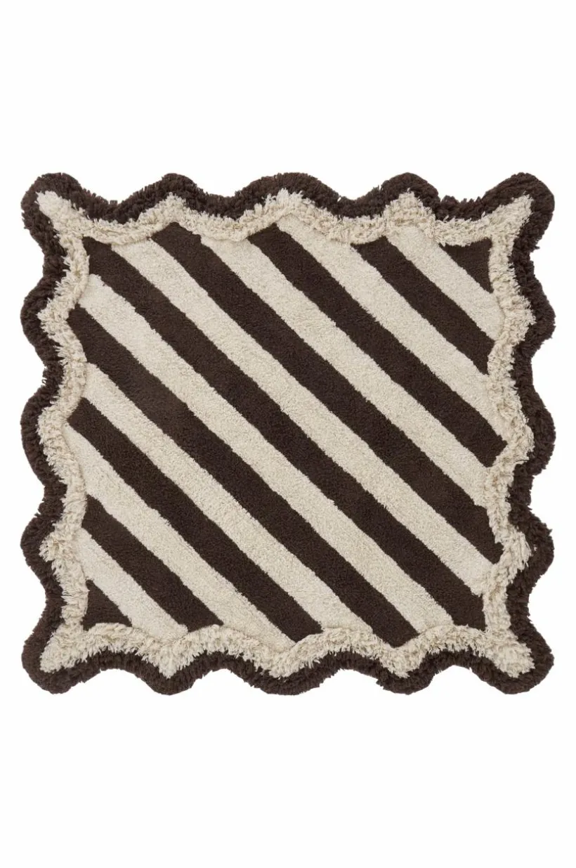 VIOLETA MINI Fyrkantig Bomullsmatta 130x130 Cm