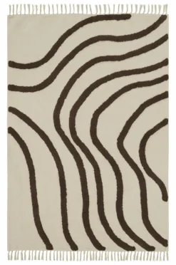 WAVE Bomullsmatta Ekologisk 130x190 Cm