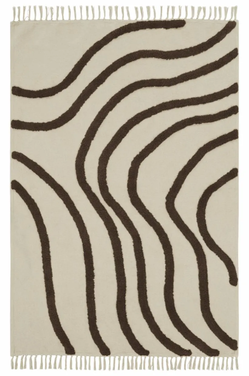 WAVE Bomullsmatta Ekologisk 130x190 Cm