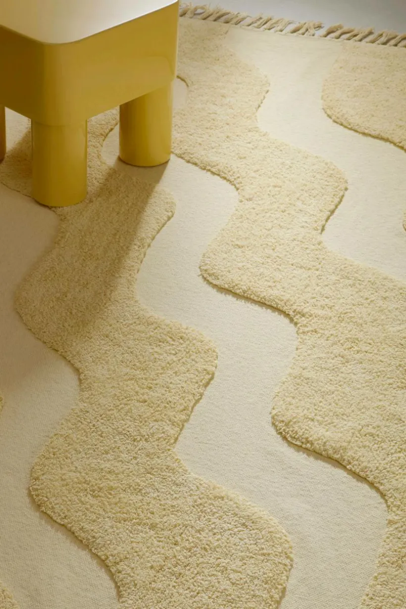 WAVING Bomullsmatta Ekologisk 130x190 Cm