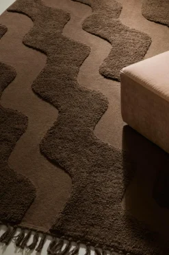 WAVING Bomullsmatta Ekologisk 130x190 Cm