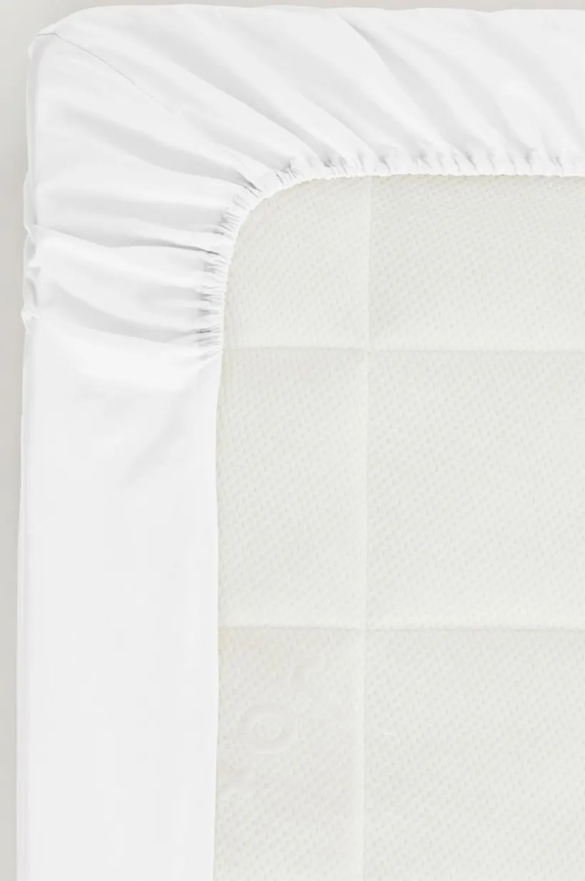 ZACK PERCALE Dra-på-lakan, Hög Madrass - Ekologisk