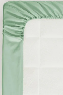 ZACK PERCALE Dra-på-lakan, Hög Madrass - Ekologisk