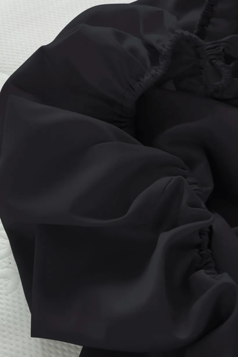 ZACK SATIN Dra-på-lakan - Ekologisk