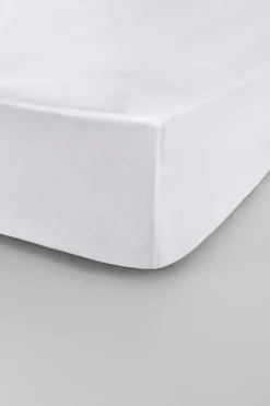 ZACK SATIN Dra-på-lakan, Hög Madrass - Ekologisk