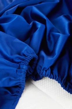 ZACK SATIN Dra-på-lakan, Hög Madrass - Ekologisk