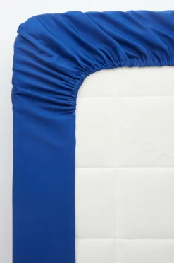 ZACK SATIN Dra-på-lakan, Hög Madrass - Ekologisk