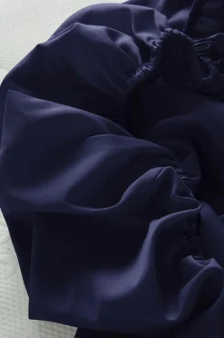 ZACK SATIN Dra-på-lakan, Hög Madrass - Ekologisk