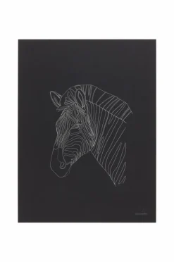 ZEBRA PORTRAIT Poster 30x40 Cm