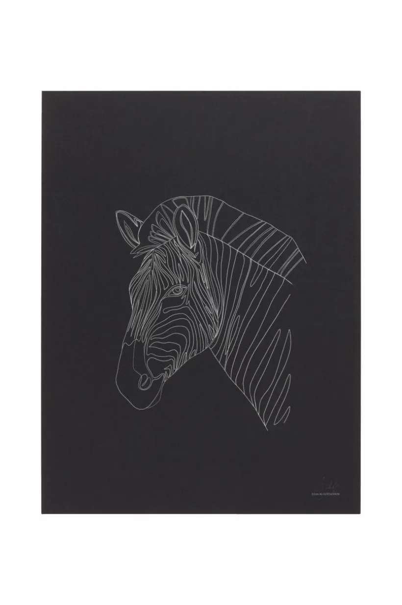 ZEBRA PORTRAIT Poster 30x40 Cm